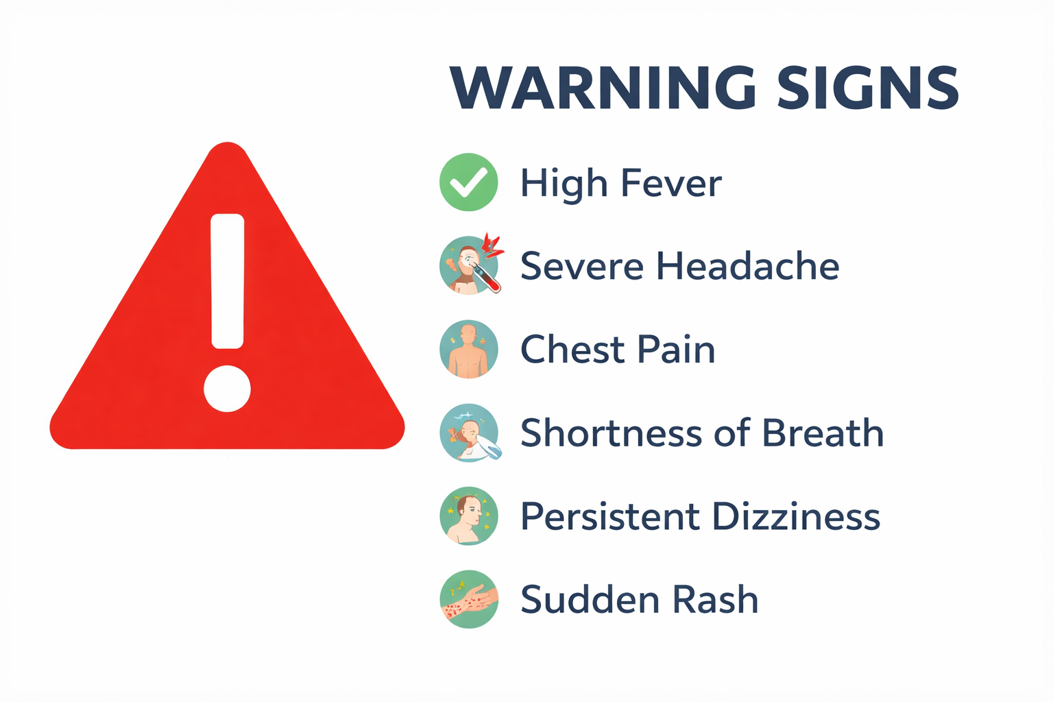 Safety Warning Infographic